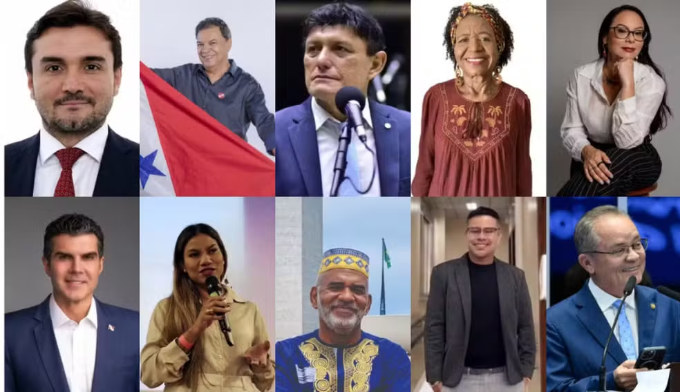 Senadores pelo Pará 2026: conheça os 13 candidatos à vaga